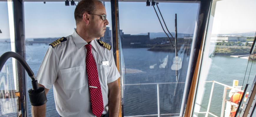 Stena Europe’s Captain Richard Davies