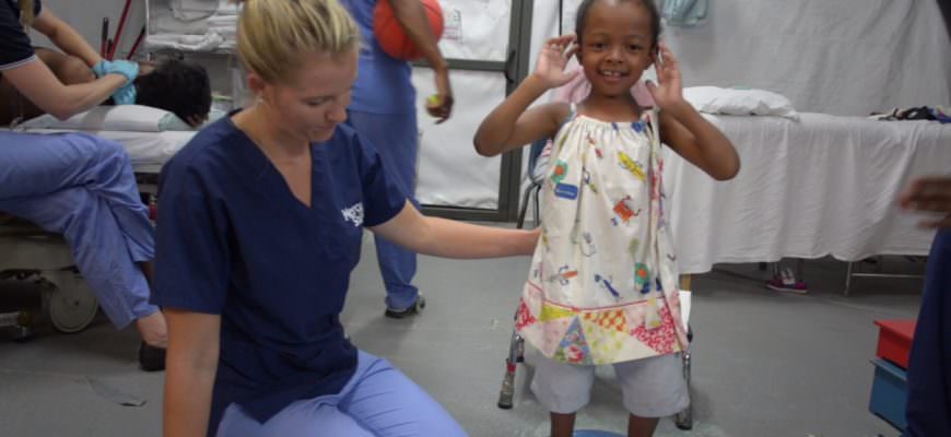 Fifalina helped by Mercy Ships