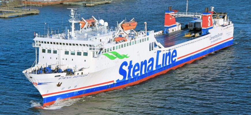 STENA GOTHICA leaving Gothenburg 20180107. by Rickard Sahlsten