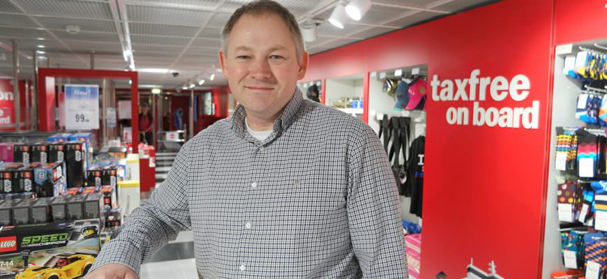 Martin made 100 trips in a row with Stena Saga